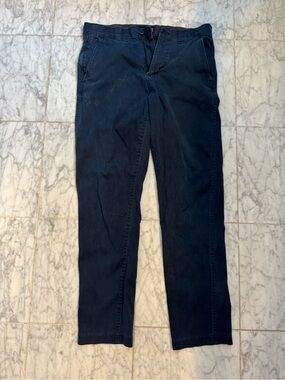 Abercrombie & Fitch Navy 90s Straight-Leg Jeans
